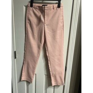 Evenuel Womens S Blush Pink Peach Ankle Pants NWT Stretch Tailored Trousers